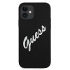 Guess GUHCP12SLSVSBW iPhone 12 mini5,4 czarno biały/black white hardcase Silicone Vintage